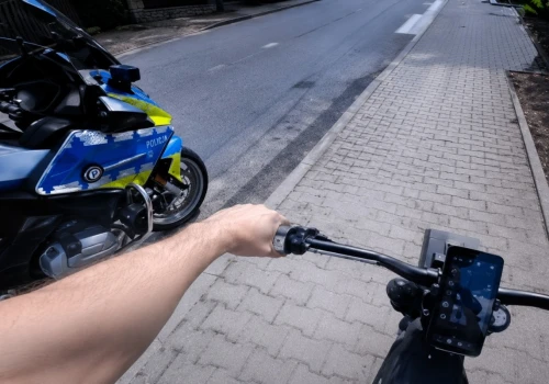 16-latek uciekał przed policją na elektrycznym motocyklu. Błagał o wybaczenie, ale usłyszał, że popełnił przestępstwo