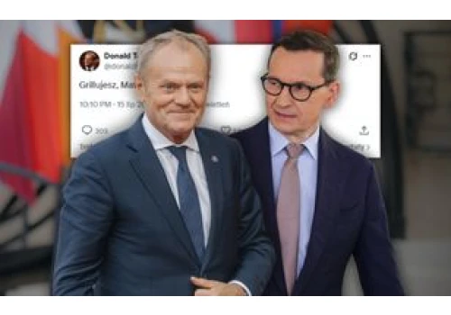 Tusk ironizuje o sytuacji w PiS. Uszczypliwy komentarz
