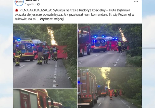 Groźny wypadek na Lubelszczyźnie. Samochód potrącił matkę z dziećmi
