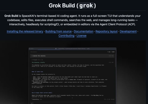 xAI udostępnia kod źródłowy Grok Build kilka dni po aferze z wyciekiem repozytoriów