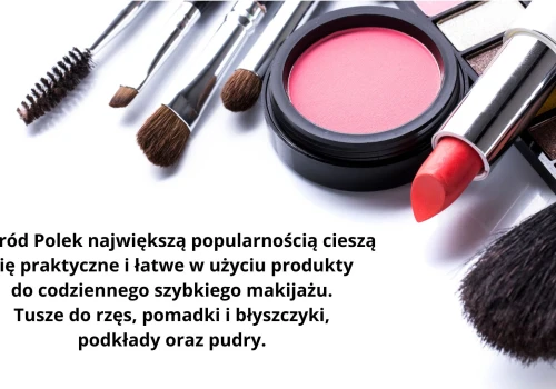 Najpopularniejsze kosmetyki do makijażu kupowane w supermarketach