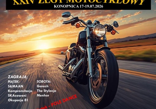 Motocyklowe serce Polski zabije w ten weekend w Konopnicy. W sobotę wielka parada do Wielunia