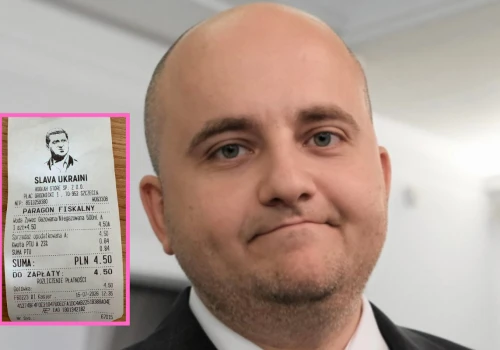 Rachunek z twarzą Zełenskiego? Poseł Matecki rusza tropem paragonu ze Szczecina