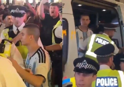 Polak poszedł w koszulce Argentyny oglądać mecz z Anglią. Po przegranej musiała go eskortować policja