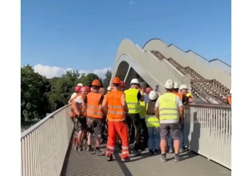 Chodzili, biegali, skakali – kładka Kazimierz – Ludwinów po testach dynamicznych