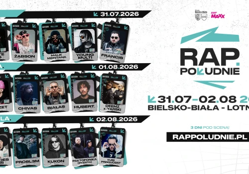 Rap Południe 2026 zadebiutuje w Bielsku-Białej. Trzy dni z czołówką polskiego hip-hopu