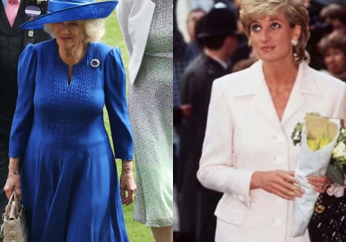 Królowa Camilla nosi torebkę, która była symbolem księżnej Diany. 