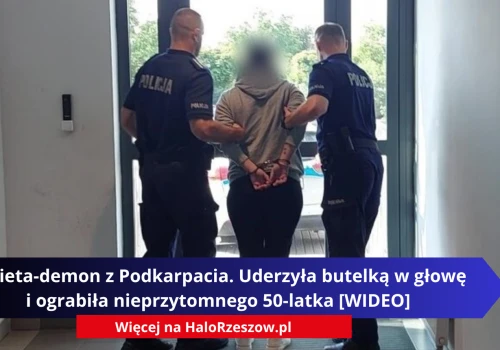 Kobieta-demon z Podkarpacia. Uderzyła butelką w głowę i ograbiła nieprzytomnego 50-latka