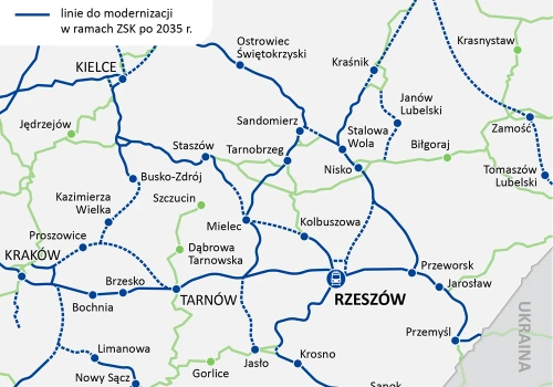 ZSK skróci dojazd z Warszawy do Rzeszowa do 2 godzin