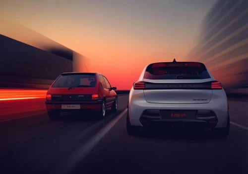 Peugeot E-208 GTi ukrywa dwa modele 205 GTi w jednym komplecie felg