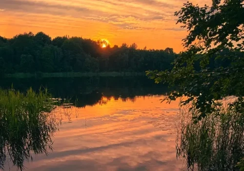 Zachód słońca nad kresowym Bajkałem (FOTO)