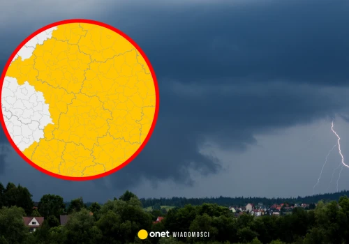 IMGW ostrzega przed burzami. Są alerty pierwszego i drugiego stopnia