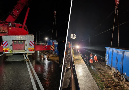 Wagony wciąż leżą w Popradzie. Kolejarze szykują się do najtrudniejszego etapu