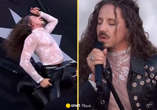 Michał Szpak zrobił show na koncercie w TVP. Nagle rzucił kurtką