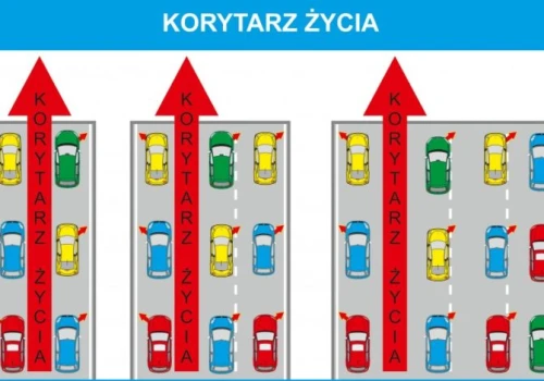 Korytarz życia może uratować życie. Policja przypomina zasady