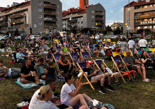 Kino plenerowe na osiedlu Zielonym
