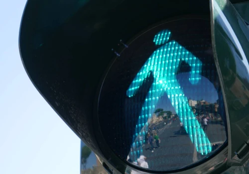 Pierwsza sygnalizacja świetlna w Stężycy