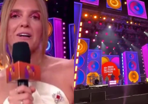 Wpadka Burzyńskiej podczas koncertu na żywo. Wszystko usłyszeli widzowie TVP2