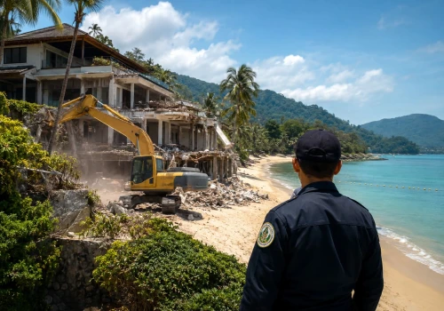 Tajlandia rozpoczyna likwidację nielegalnych hoteli i zabudowy. Phuket odzyska swoje plaże.