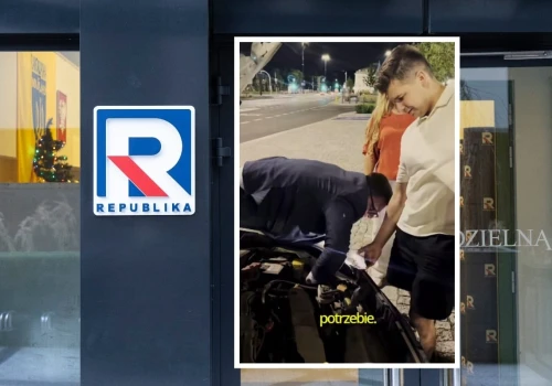 Dziennikarze „Republiki Nocą” ruszyli na pomoc koleżance. Nocna awaria zakończyła się szczęśliwie