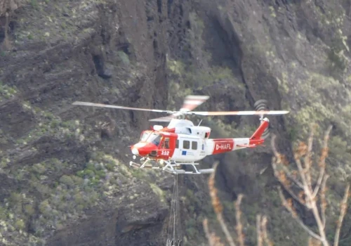 Helikopter GES ewakuował turystę na szlaku w Güigüí (Gran Canaria)
