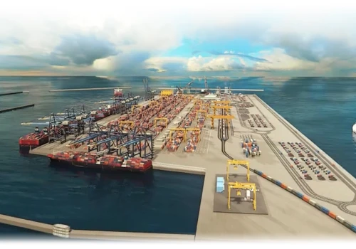 Port Gdynia – zwodowano pierwszą skrzynię dla falochronu Portu Zewnętrznego. Waży 3700 ton