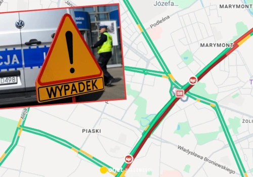 Wypadek na trasie S8 w Warszawie. Dwoje dzieci w szpitalu