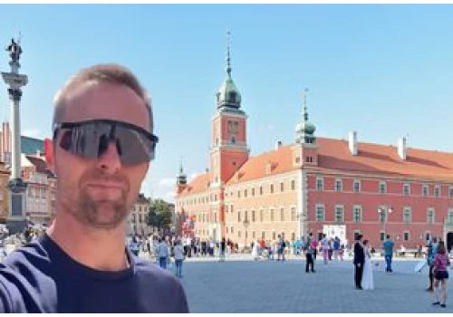 Brytyjczyk odwiedził Warszawę. 