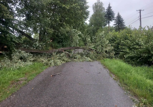 Uszkodzone dachy i pojazdy – burza w regionie