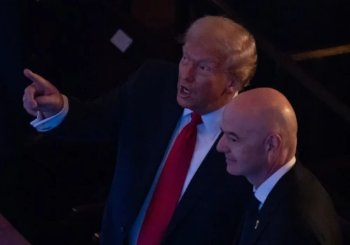 Trump podczas finału MŚ od razu zmienił nastrój na trybunach. 