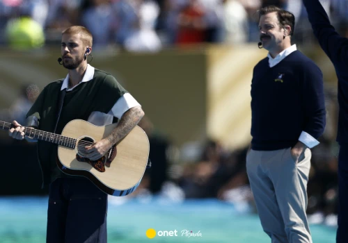 Tak Justin Bieber rozpoczął swój występ na mundialu. Zapowiedział go... Ted Lasso