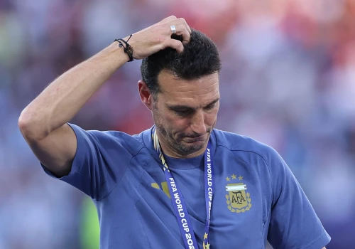 Scaloni zabrał głos po finale MŚ. Salę opuścił ze łzami w oczach