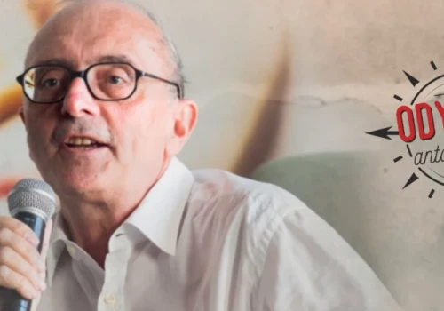„Wszędzie dobrze, gdzie nas nie ma” – Michał Ogórek w kaliskiej Bibliotece