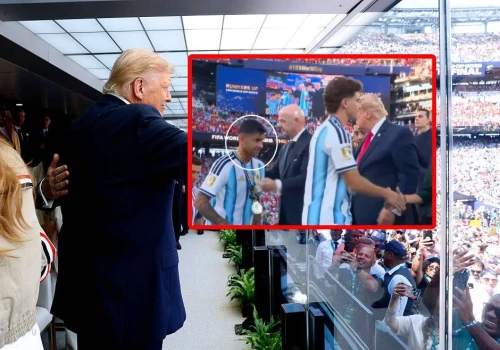 Incydent podczas ceremonii medalowej. Tak Argentyńczycy potraktowali Trumpa