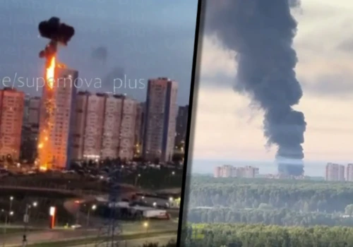 Ponad 400 dronów zaatakowało obwód moskiewski. Wielki nalot na Rosję