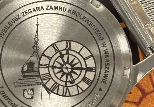 Zegarek naręczny jako unikatowa pamiątka jubileuszu zegara Zamku Królewskiego!