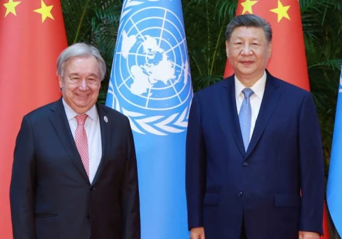 Xi Jinping spotkał się z Sekretarzem Generalnym ONZ