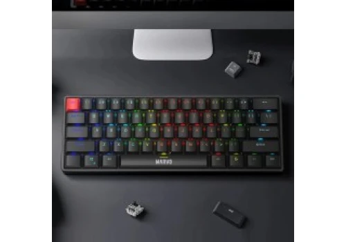 Klawiatura mechaniczna Marvo Saber tanio w RTV Euro AGD. Kompaktowa 60 z RGB za 59 zł!
