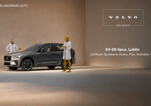 Volvo For Safety w Lublinie. Interaktywne miasteczko bezpieczeństwa na Placu Teatralnym przy Centrum Spotkania Kultur