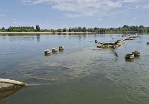 Niski poziom wód w Dunaju odsłonił wrak sprzed 90 lat