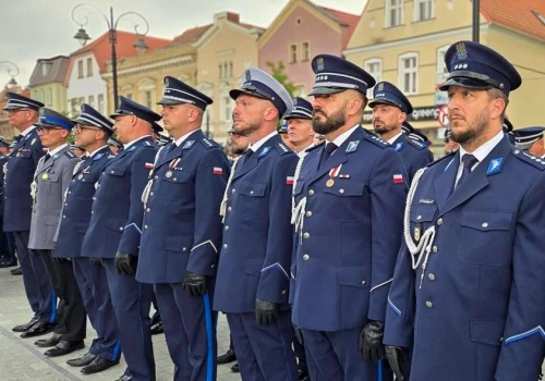 Słupecki policjant z medalem