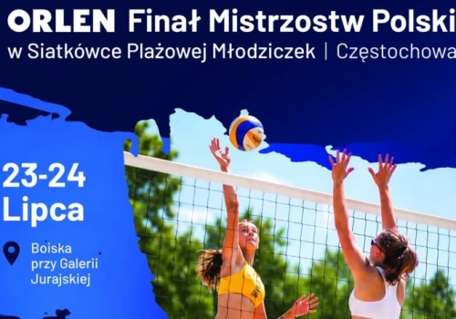 Trzy dni zmagań w siatkówce plażowej przy Galerii Jurajskiej. Turniej dla dzieci i Finał Mistrzostw Polski Młodziczek