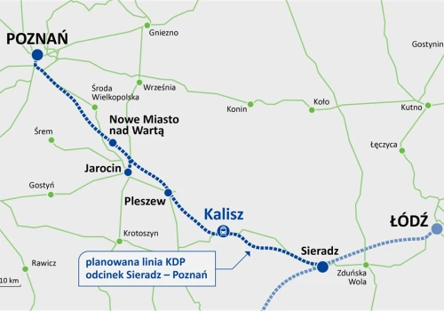 Szybciej z Kalisza do Poznania i Warszawy. Prace nad linią KDP przez Kalisz nabierają tempa
