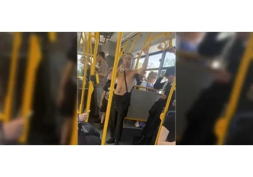 Wideo o „pijanym Ukraińcu” w autobusie najprawdopodobniej nagrano w Rosji
