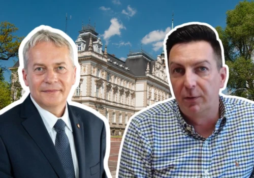 Rodzina z KO na swoim w Bielsku-Białej. Apel Tuska nie zrobił na nich żadnego wrażenia