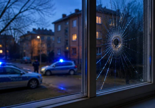 Ukrainka przerażona mieszkaniem w Polsce. Ktoś ostrzelał jej szybę z wiatrówki