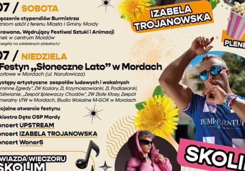 Już w najbliższy weekend Dni Miasta i Gminy Mordy. Gwiazdą wieczoru będzie Skolim