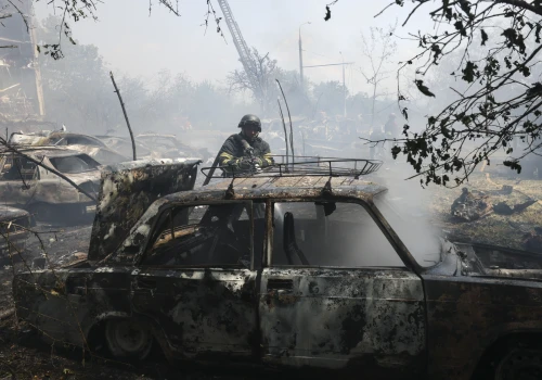 Ukraina: w wyniku rosyjskiego ataku na Zaporoże trzy osoby zginęły, 13 zostało rannych