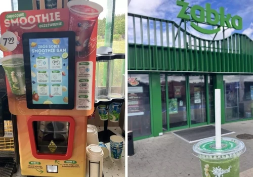 Zimne smoothie z Żabki. Gigant convenience stawia na sprytną, wygodną innowację?