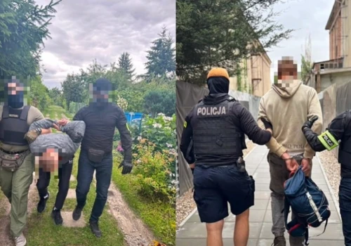 Policja zatrzymała dwóch podejrzanych o pobicie seniora który staną w obronie chłopaka z Ukrainy. Opublikowano nagranie z zatrzymania